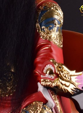 速发佛三6英寸树脂三山国王神像三山王 像供奉摆件1山大王