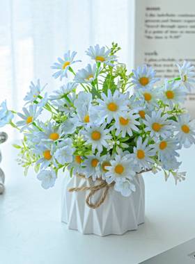 小众清新仿真花桌面摆件假花客厅茶几装饰花餐桌花摆花绢花摆设