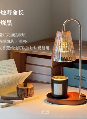 【暮光系列】欧式复古工艺家居摆件床头灯可定时无火香薰融蜡灯