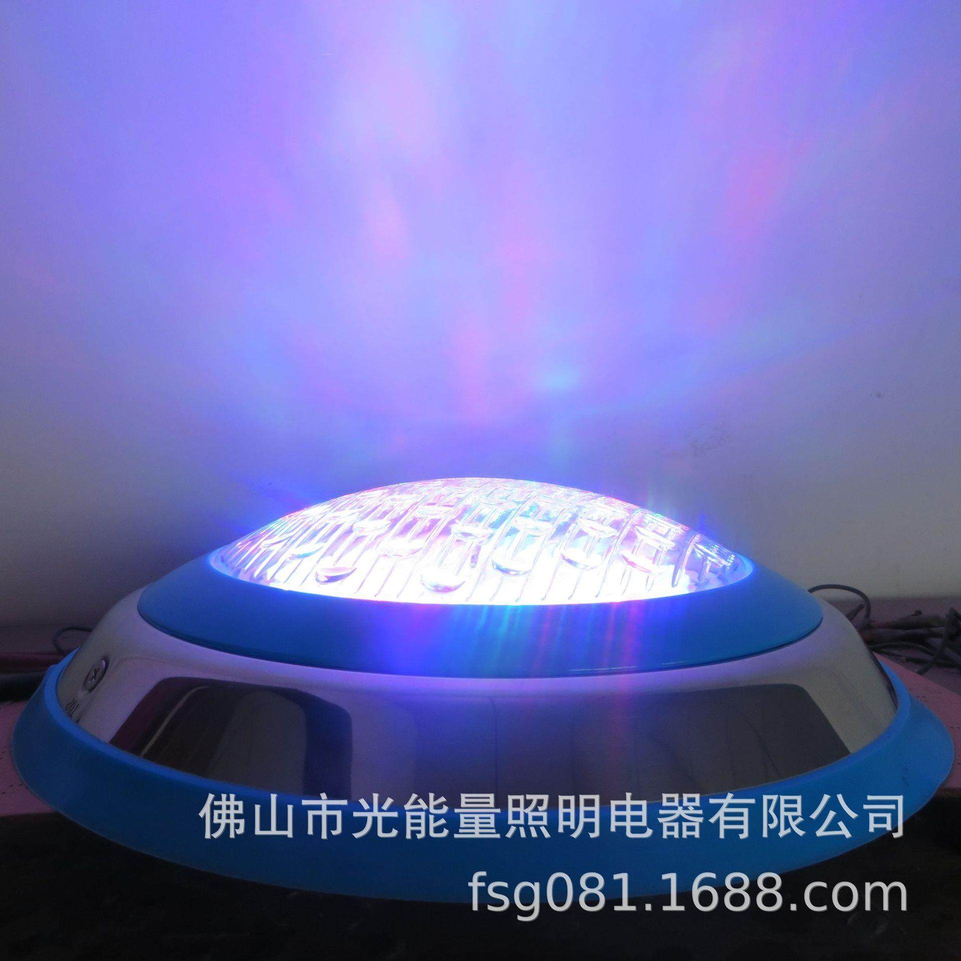 七彩带遥控明装泳池壁灯水下灯水底灯9W12W24W12VIP68,淘宝优惠券,粉丝福利购,淘宝优惠卷