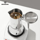 Juego de cafetera moka de acero inoxidable para uso doméstico