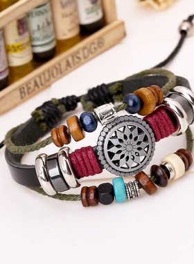 【小文精选青春派】欧美情侣编织手錬ins小众设计男士女士嘻哈