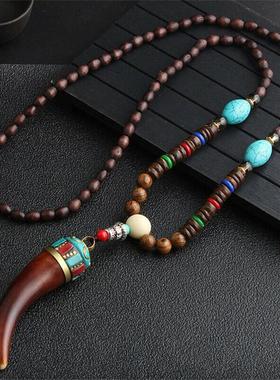 ppie Style Ethnic Long Pendant Men Women Lucky Jewelry Gifts