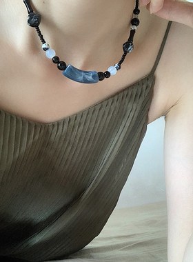 【小文精选青春派】项链吊坠饰品礼物情侣男女天然短款小众潮