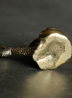 实心纯黄铜办公桌面蜗牛小摆件古铜茶宠饰品工艺品礼品手把玩件