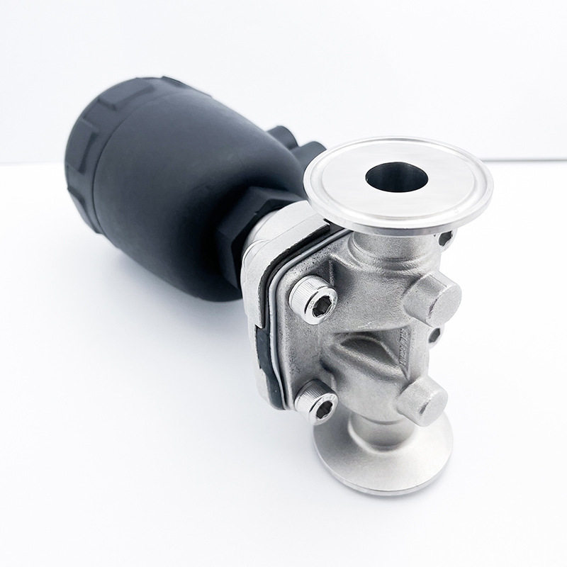 盼特316快装气动隔膜阀不锈钢快开卡箍卡盘双膜优质阀卫生级制药