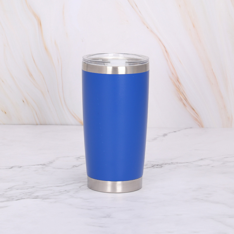 Travel Mug Ice Cup 20 OZ Colourful Tumbler 304 Stainless Ste - 图1