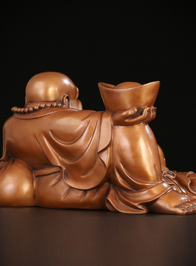 招财弥勒佛摆件 客厅招财风水家居装饰品笑佛大肚佛开业礼品