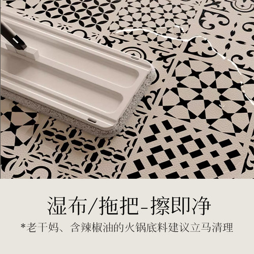 紫色花朵入户门地垫2026新款地毯可擦洗pvc门垫进门门口皮革脚垫 - 图2
