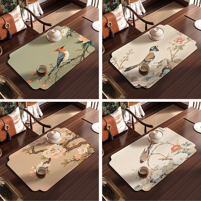 中式禅意茶席桌旗茶道专用茶桌垫布小茶台硅藻泥桌布茶杯沥水垫子,淘宝优惠券,粉丝福利购,淘宝优惠卷