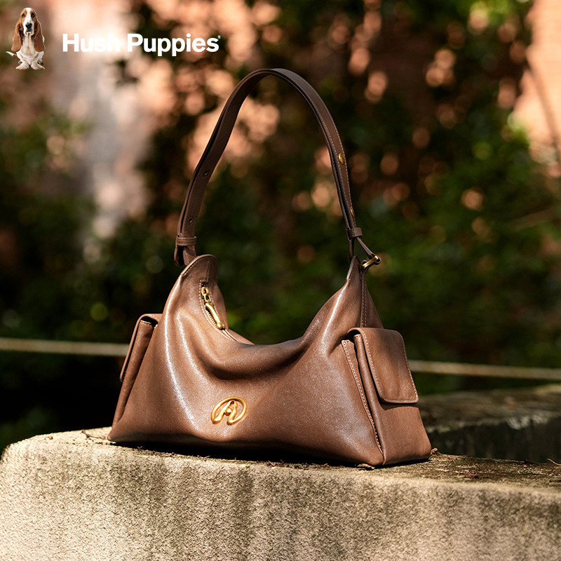 暇步士挂耳hobo包单肩斜挎包女松弛高级感腋下包大容量牛皮通勤包,淘宝优惠券,粉丝福利购,淘宝优惠卷