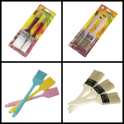 蝶烤香 调料刷烧烤刷猪毛刷油刷硅胶刷可选刷子BBQ烤刷子 - 图3