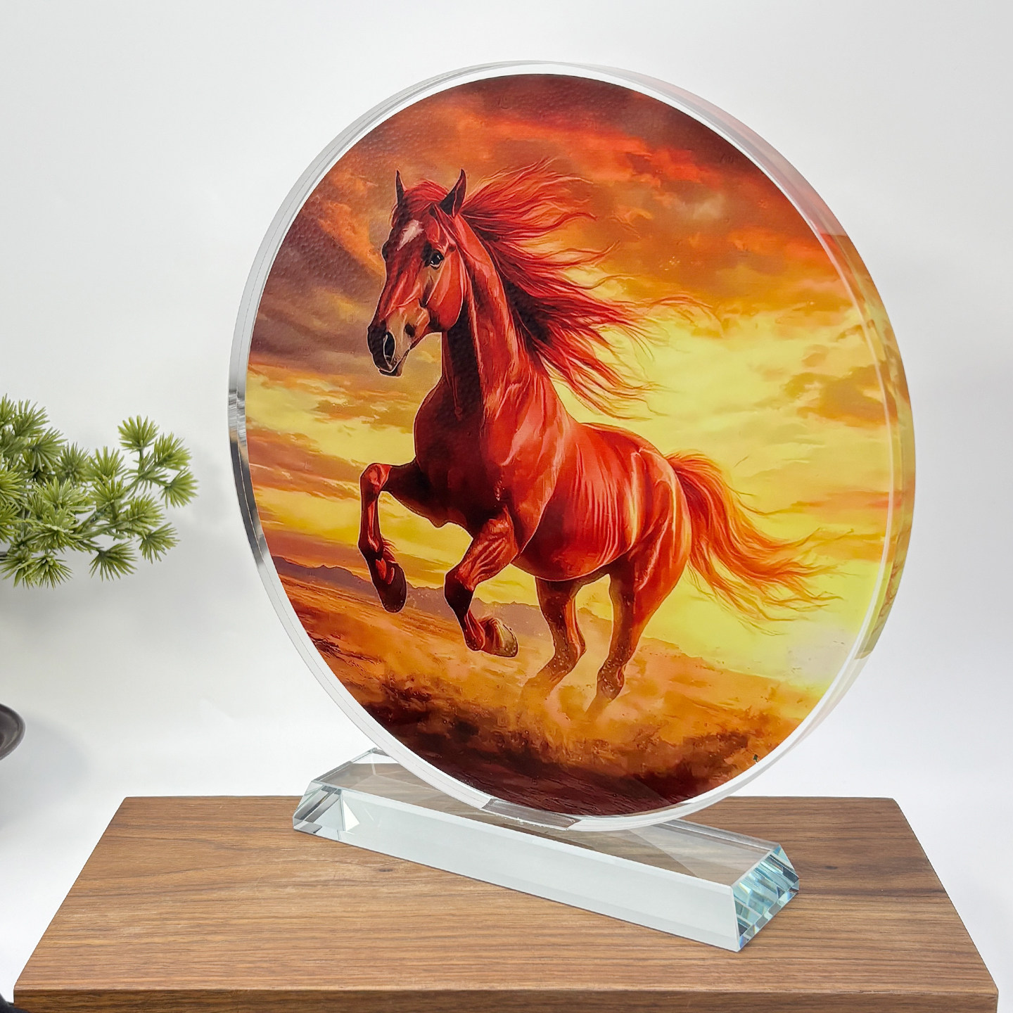 内雕水晶马摆件马到成功招财客厅酒柜装饰办公室摆台开业乔迁礼物,淘宝优惠券,粉丝福利购,淘宝优惠卷