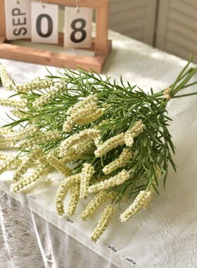 好货仿真花狗尾草干花芦苇稻谷天然小麦穗把束拍摄道具家居装饰插
