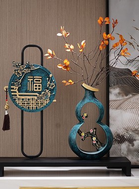 极速进门玄关家居客厅新中式福鹿摆件招财电视柜装饰办公创意礼品