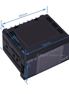 多通道温度显示器四路数显测温仪4回路工业巡检仪J型热电偶输入