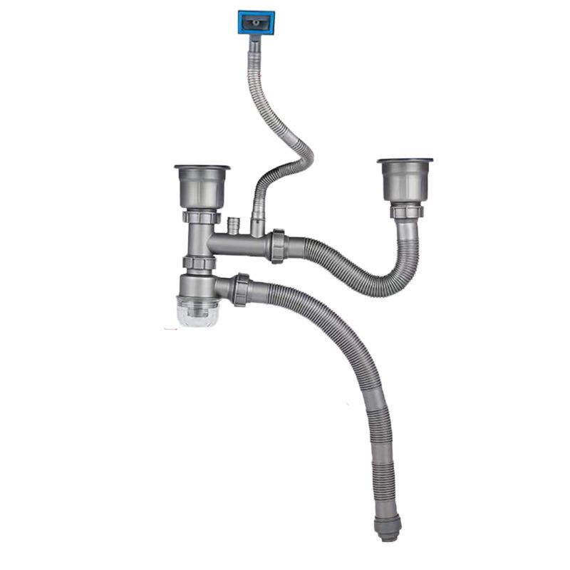 厨房洗碗池双槽洗菜盆下水道管套装洗菜盆加粗防臭排水管水槽配件,淘宝优惠券,粉丝福利购,淘宝优惠卷