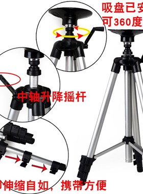 速发专业罗盘支架吸经架三脚杖测量水平仪大罗盘便携式