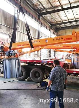 5吨船吊出售船用起重机码头吊港口船舶固定式液压船吊机