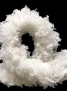 光触媒纤维生物绳填料生化绳型辫带式人工仿水草河道池塘污水净化