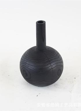 厂家摆销售手工新中式宿黑色碳化木件创意民质酒店别墅艺术装2010