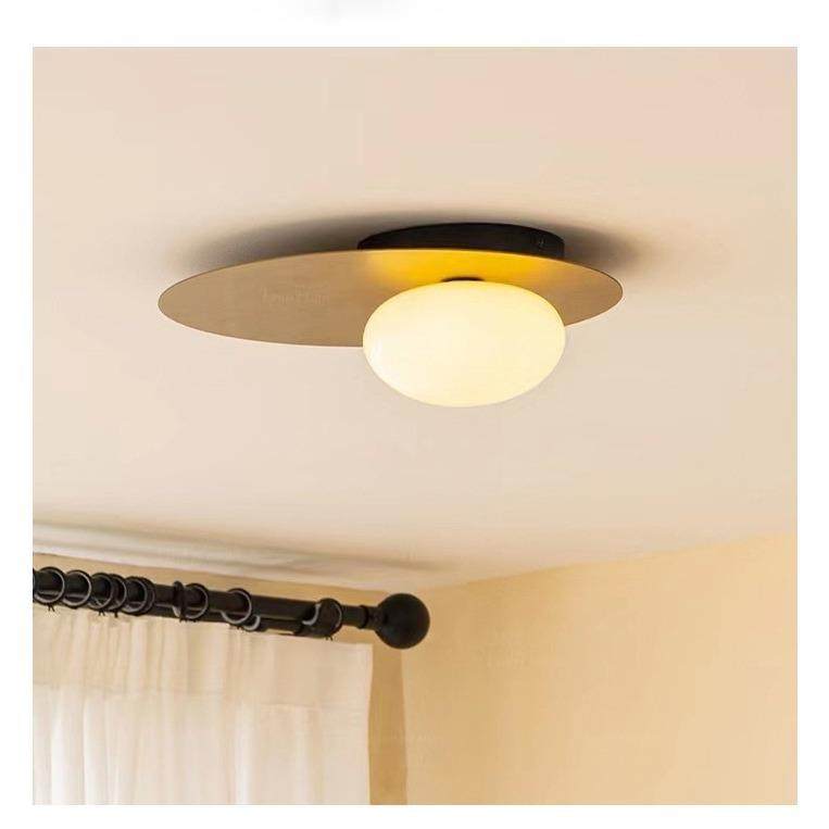 北欧创意吸顶灯过台道玄宿DYA关阳鸡蛋玻璃吸顶灯店酒民走廊吸顶,淘宝优惠券,粉丝福利购,淘宝优惠卷