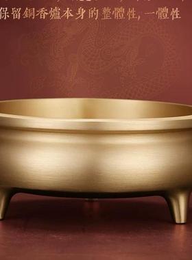 直供现货仿古宣德烧香炉香炉铜大中小三号香炉铜摆件铜工艺品