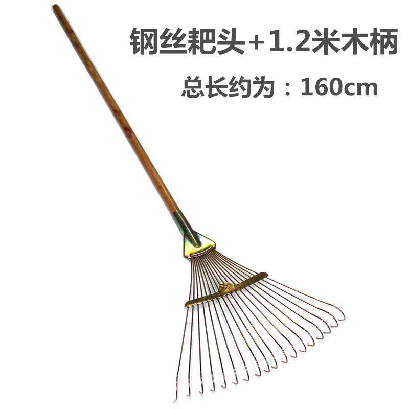 竹耙子园艺农具园林农用工具草耙搂草搂落叶大耙子竹熊手道具耙小,淘宝优惠券,粉丝福利购,淘宝优惠卷