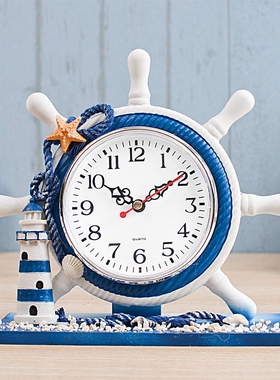 极速男孩子房间装饰品摆件儿童布置男童学生可爱座钟摆件创意现代