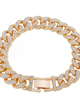 极速。Jewelry personality lovers hip hop diamond inlaid CUBA
