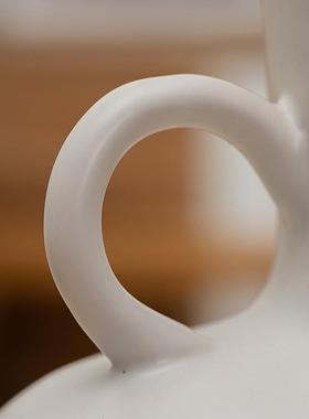 北欧ins风家居陶瓷花瓶家居装饰工艺品摆饰人体艺术干燥花花瓶