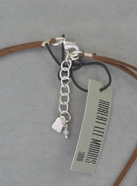 极速R 蓝色吊坠 短款 项链