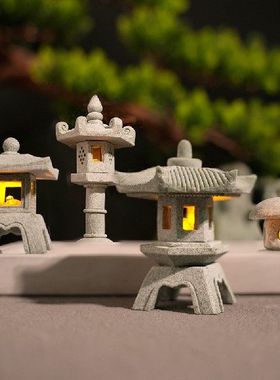 小亭子装饰小摆设仿真国风景观