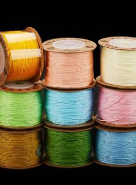 72号玉线0.8mm加密手工编织线红绳编手链绳项链串珠绳子diy手编绳