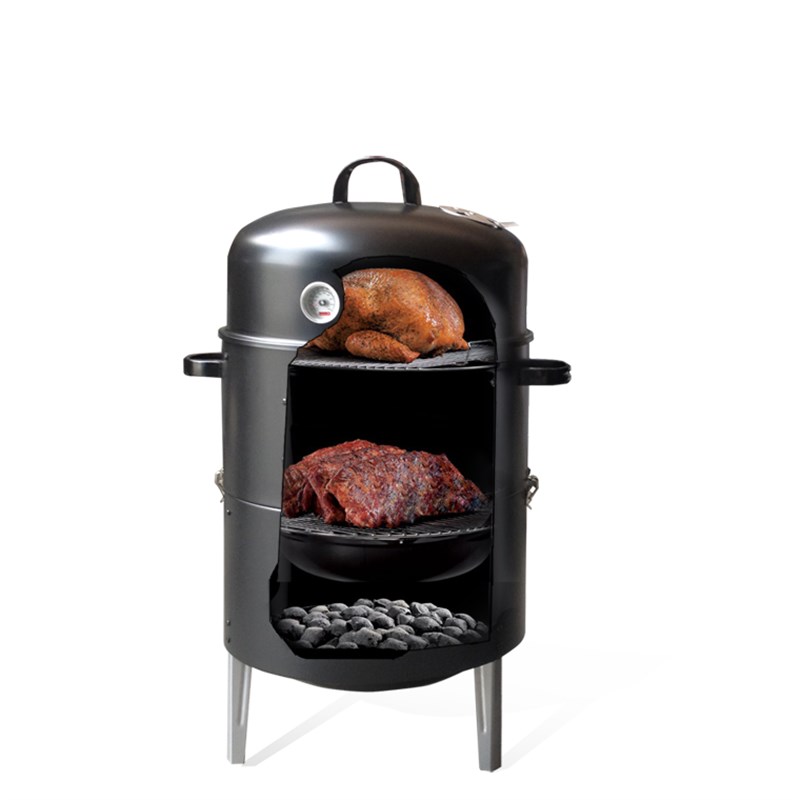 吊炉烤串户外木炭炉子野外烤肉烧烤架烟熏香腊肉叉烧炉多功能烤炉 - 图0