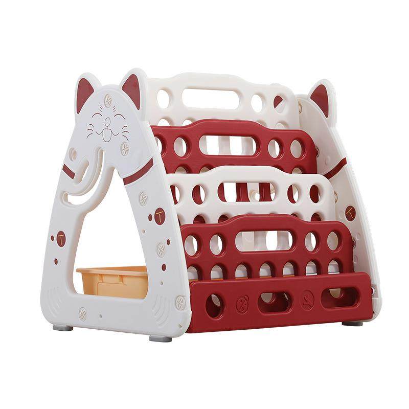 儿童书架绘本玩具置物架简易画板小桌板小黑板家用幼儿速写板涂鸦,淘宝优惠券,粉丝福利购,淘宝优惠卷