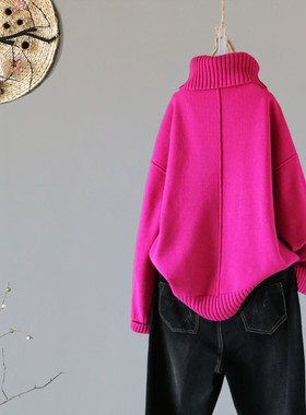 极速Winter New Turtleneck Women Sweaters And Pullovers Solid