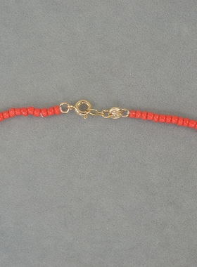 眼睛 ~ 火红 RA  短款 项链