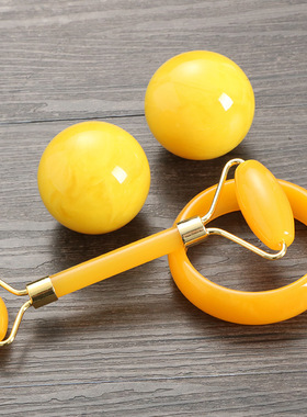 仿蜜蜡手镯蜜蜡手串蜜蜡美容按摩