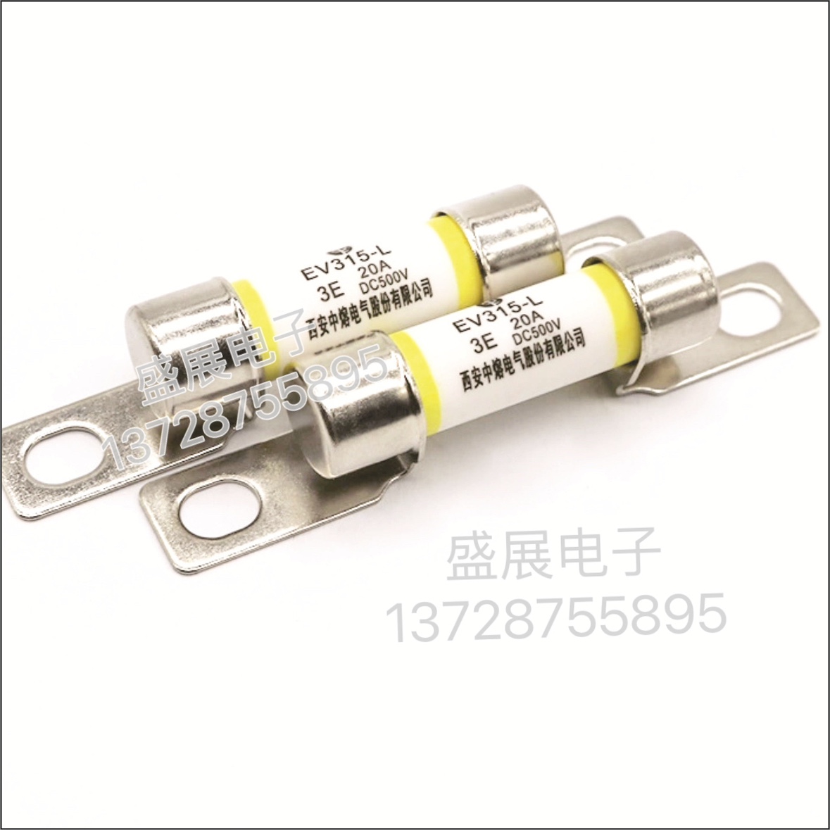 中熔电气车用保险丝 EV315-L-3E 10A-15A-20A-30A-40A-50 500VDC - 图3