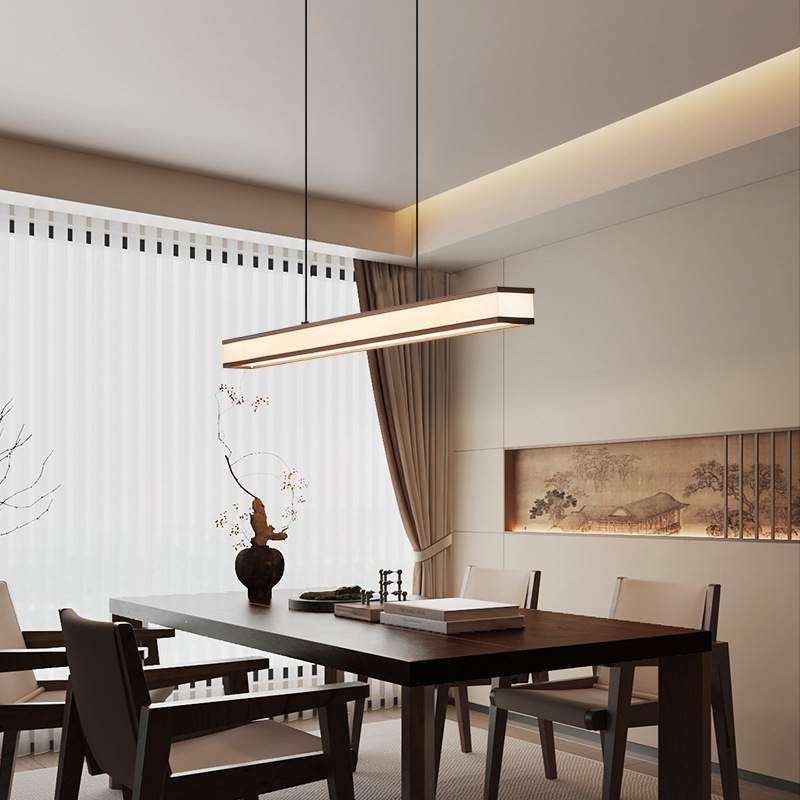 法式中古餐厅灯2025新款高级感吧台岛台宋代美学茶室一字长条吊灯,淘宝优惠券,粉丝福利购,淘宝优惠卷