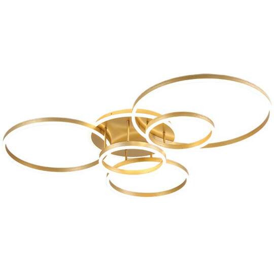 NKE北欧现代漫简约客厅灯个性创意大气家用卧圆环温馨浪室le顶d吸