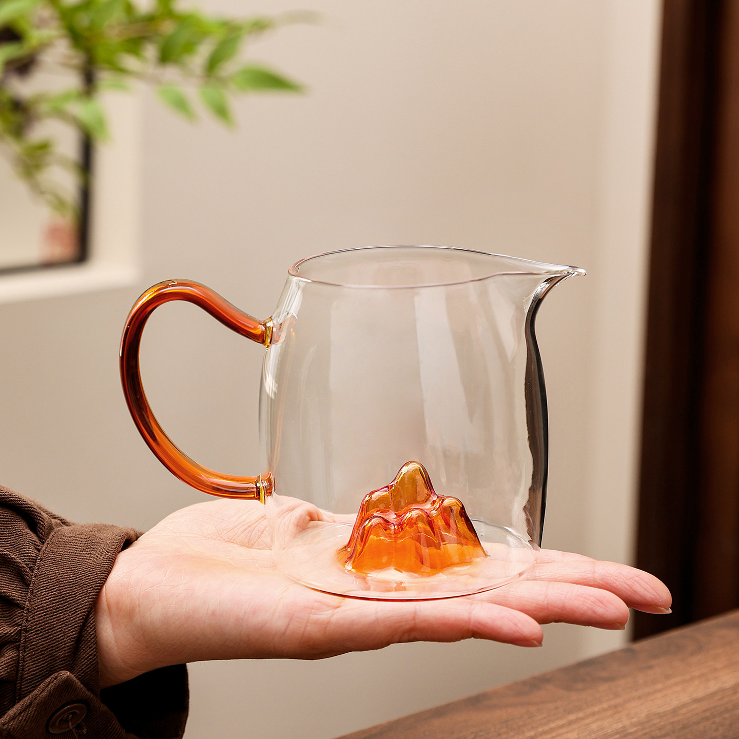 加厚高硼硅圆满山雅观山公道杯假山玻璃分茶器玻璃公杯功夫杯茶具,淘宝优惠券,粉丝福利购,淘宝优惠卷