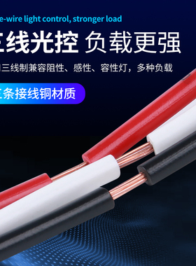 光控开关220V防雨AS-20自动晚上亮光感应开关智能路灯光控控制器