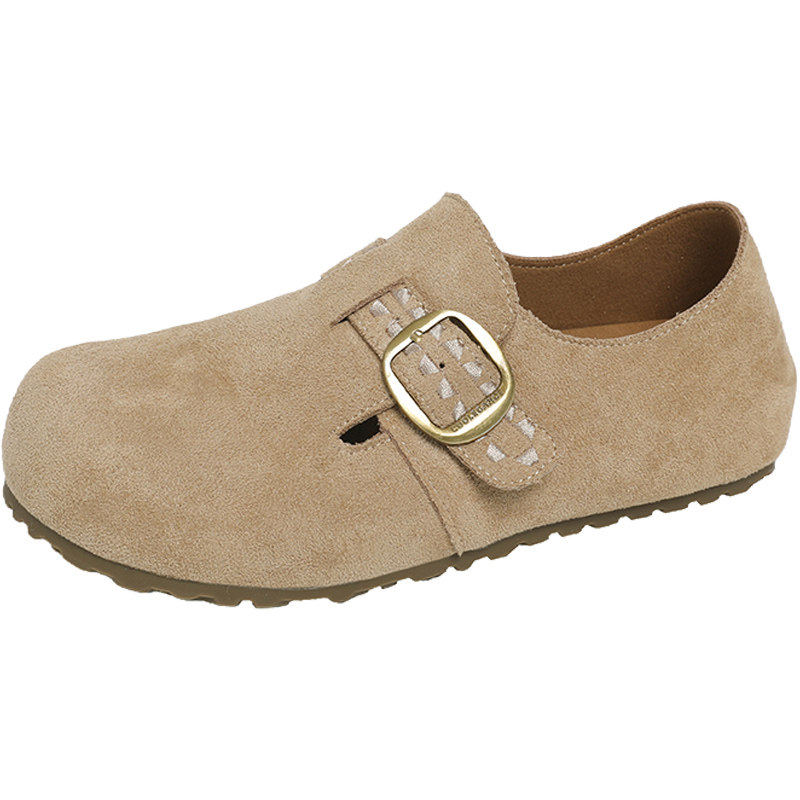 内增高法式勃肯鞋女2026年春季新款爆款百搭乐福鞋时尚配裙子单鞋,淘宝优惠券,粉丝福利购,淘宝优惠卷