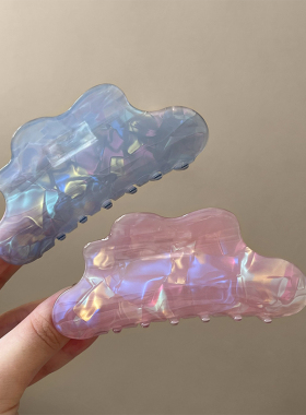 幻彩云朵抓夹女高级感醋酸发夹