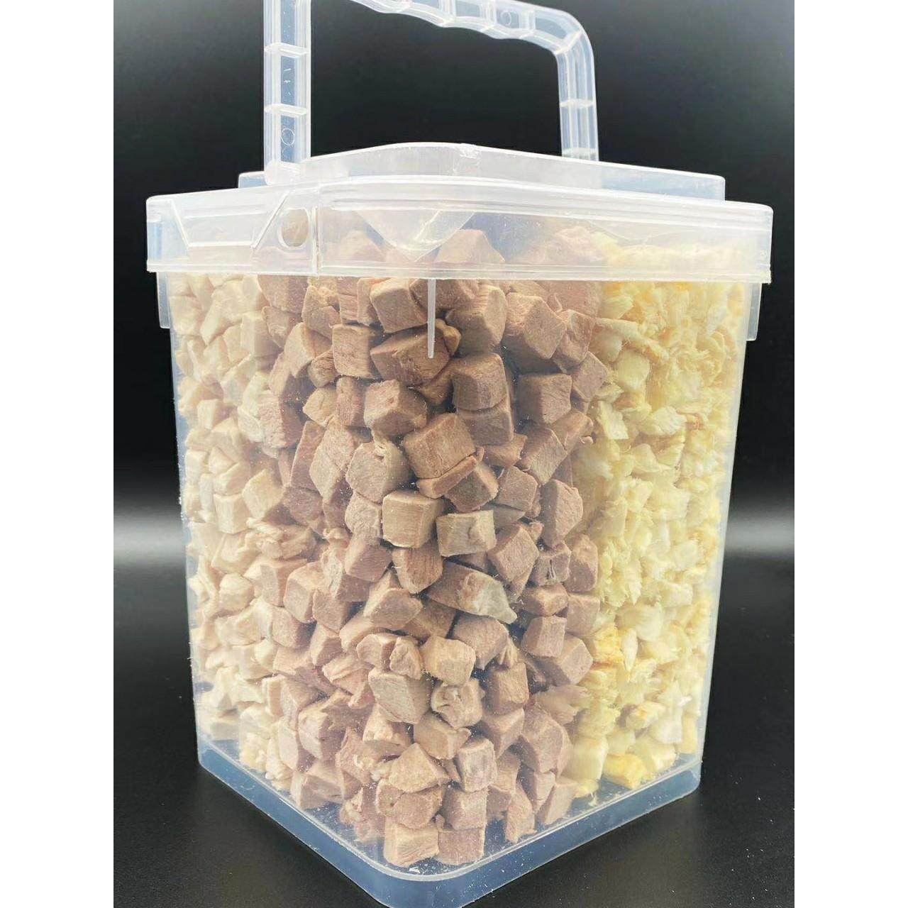 冻鸭干鸡全家桶五福桶鱼生骨肉条牛肉鳕粒鸡肉粒鸭肉粒生骨肉饼,淘宝优惠券,粉丝福利购,淘宝优惠卷