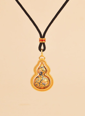 沙金配件铃铛福锁葫芦吊坠