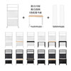Poverty aesthetics hardware shelf girl desk bookshelf combination rental hole board shelf U floor storage storage