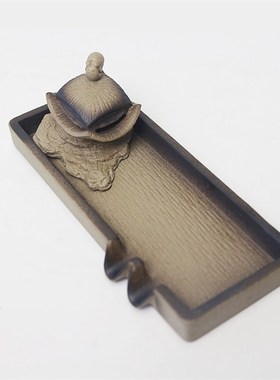 流水摆件DIY陶瓷出水口造景创意搭配流水口风P水轮循环鱼缸流水器